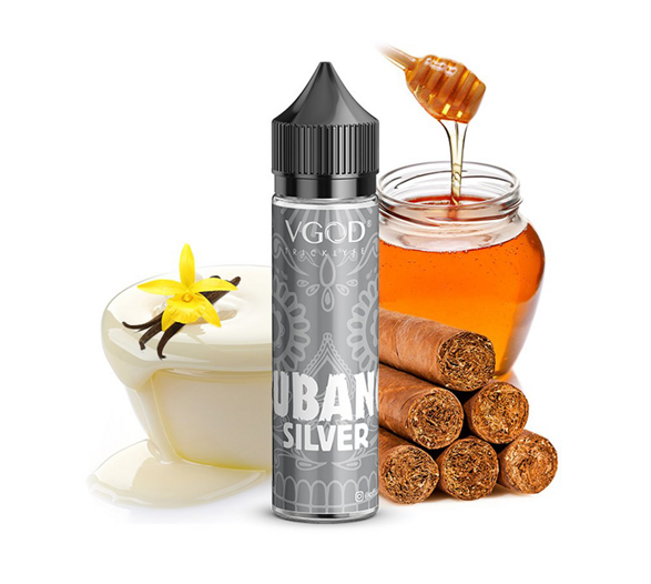 Příchuť VGOD S&V: Cubano Silver (Sladký doutníkový tabák) 20ml