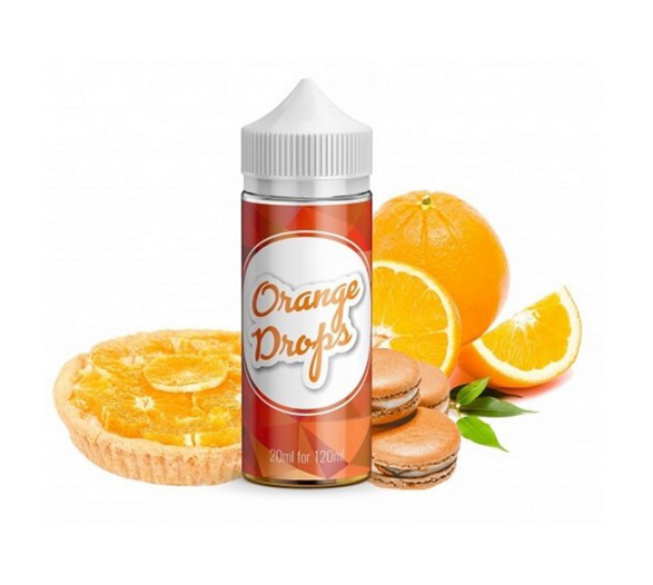 Příchuť Infamous Drops S&V: Orange Drops (Pomerančový koláč s makronkou) 20ml