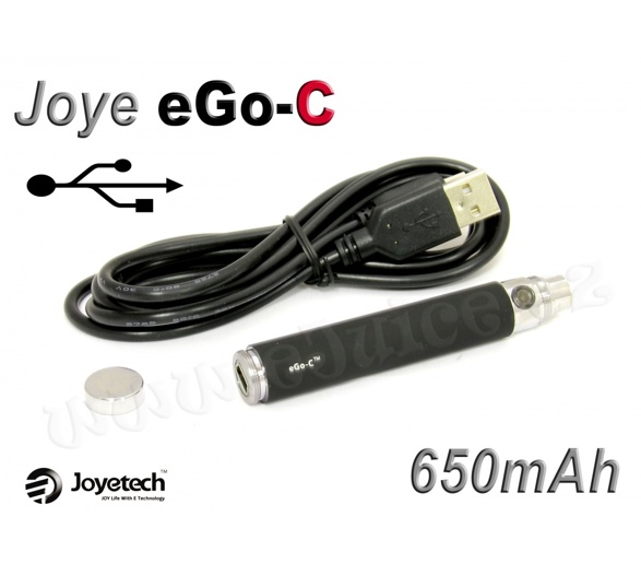 Baterie Joyetech eGo-C / USB passthrough (650mAh) (Černá)