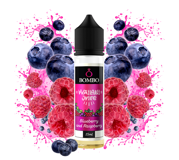 Příchuť Bombo Wailani Juice S&V: Blueberry and Raspberry (Borůvka a malina) 15ml
