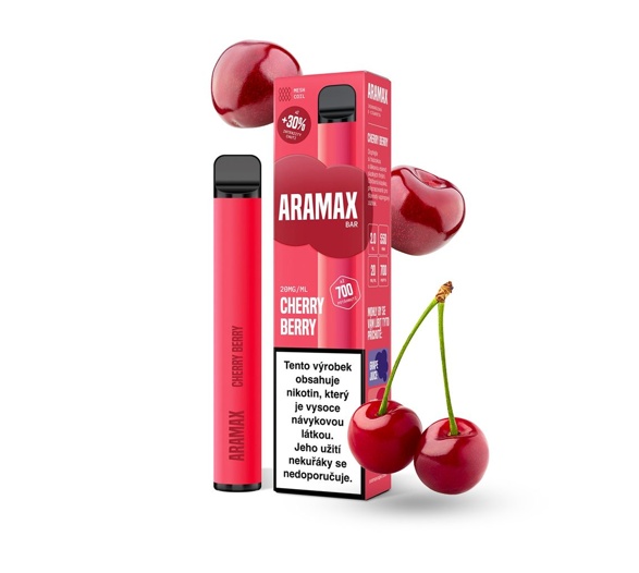 Aramax Bar 700 Disposable Pod (Cherry Berry)