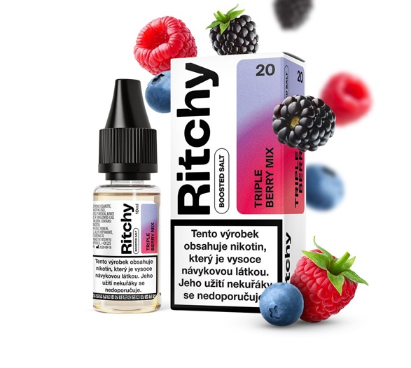 Ritchy Salt Triple Berry Mix (Bobulovitý mix) 10ml