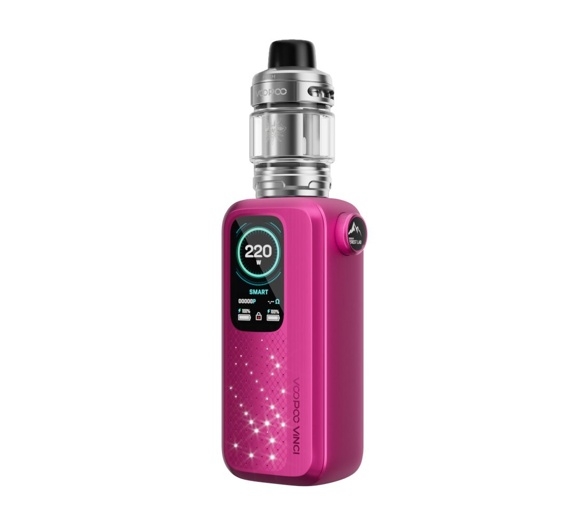 VooPoo Vinci Spark 220 Kit s UFORCE-X Tank (Rose Red)