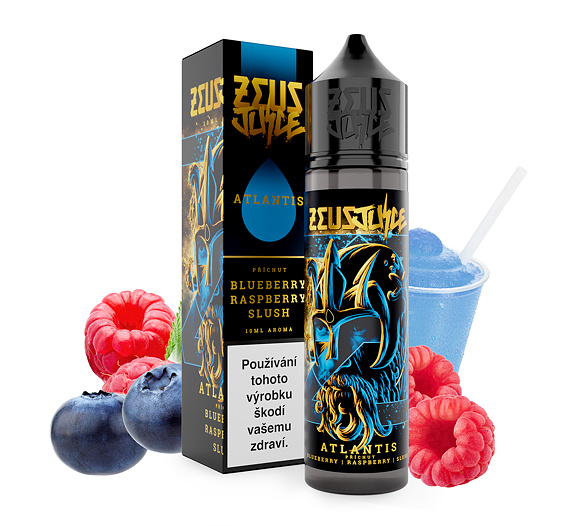 Příchuť Zeus Juice S&V: Atlantis (Borůvka, malina a mentol)