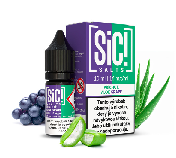 SIC! Salts Aloe Grape (Aloe a hroznové víno) 10ml