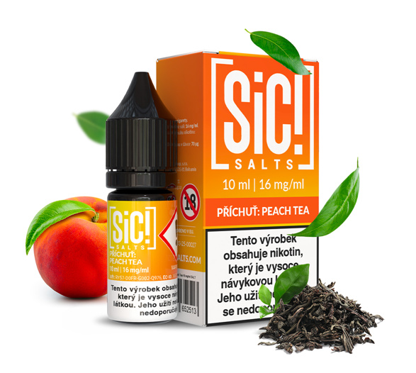 SIC! Salts Peach Tea (Broskev & čaj) 10ml