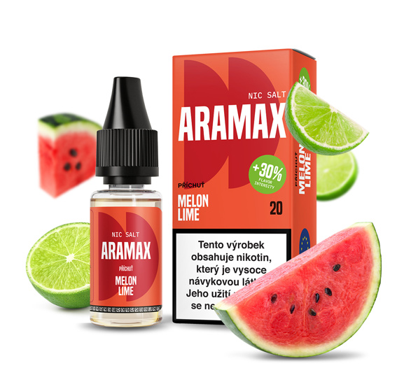 Aramax Salt Melon Lime (Meloun s limetkou) 10ml