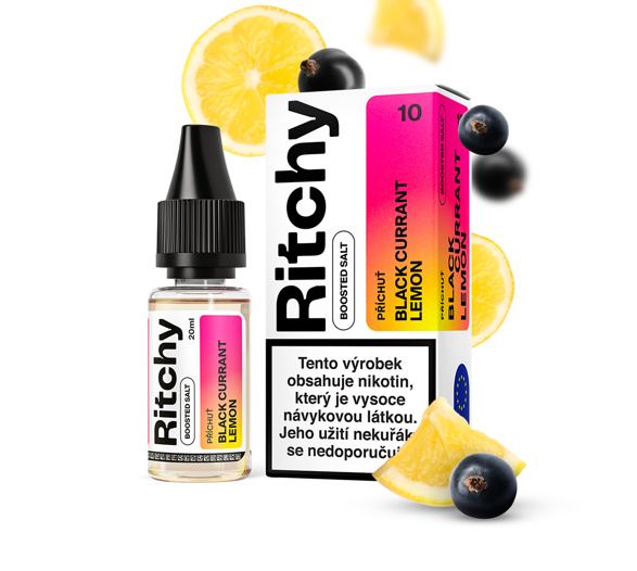 Ritchy Salt Black Currant Lemon (Černý rybíz a citron) 10ml