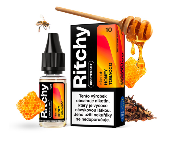 Ritchy Salt Honey Tobacco (Tabák s medem) 10ml