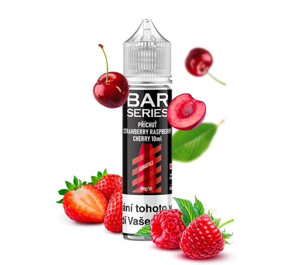 Příchuť Bar Series S&V: Strawberry Raspberry Cherry (Jahoda, malina a třešeň)