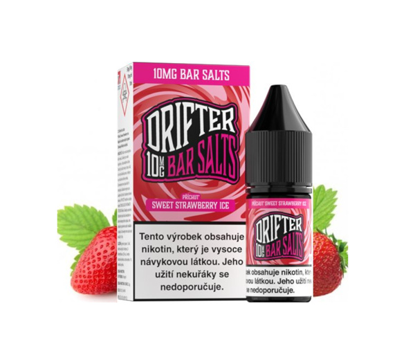Drifter Bar Salts Sweet Strawberry Ice (Ledová jahoda) 10ml