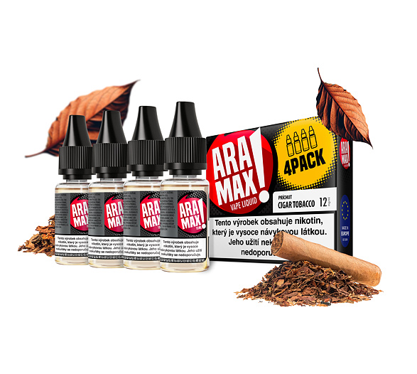 Aramax Cigar Tobacco (Doutníkový tabák) 4x10ml