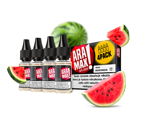 Aramax Max Watermelon (Meloun vodní) 4x10ml