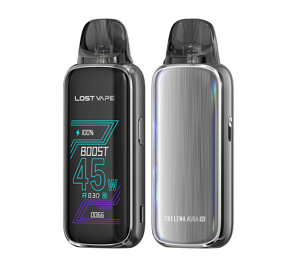 Lost Vape Thelema Aura 45 Pod Kit (Iron Silver)
