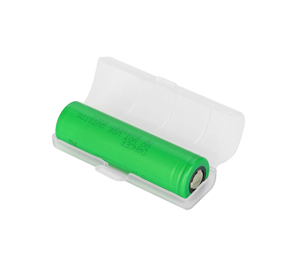 Plastové ochranné pouzdro pro baterii 18650 (1ks) (Mléčné)