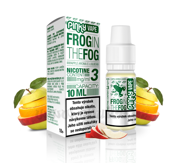 Pinky Vape Frog in the Fog (Jablko) 10ml