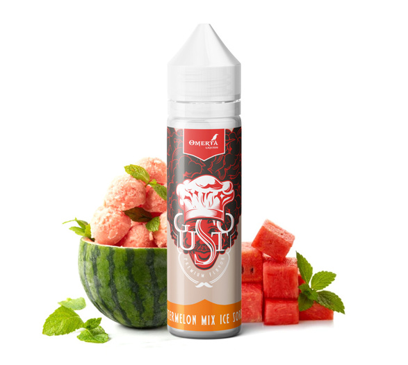 Příchuť Omerta Gusto S&V: Watermelon Mix Ice Sorbet (Ledový sorbet s vodním melounem a jahodou) 20ml