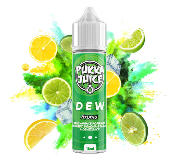 Příchuť Pukka Juice S&V: Dew (Citrusová limonáda) 18ml