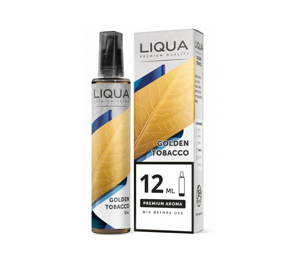 Příchuť LIQUA Mix&Go: Golden Tobacco (Směs vybraných tabáků) 12ml
