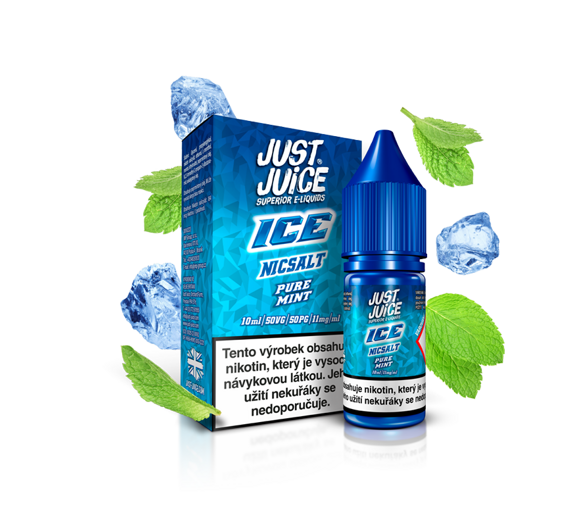 Just Juice Salt ICE Pure Mint (Máta & mentol) 10ml