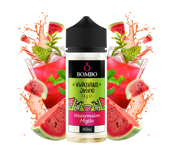 Příchuť Bombo Wailani Juice S&V: Watermelon Mojito (Melounové mojito) 40ml