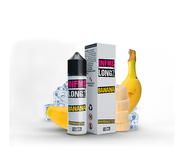 Příchuť Infamous LongZ S&V: Banana (Ledový banán)