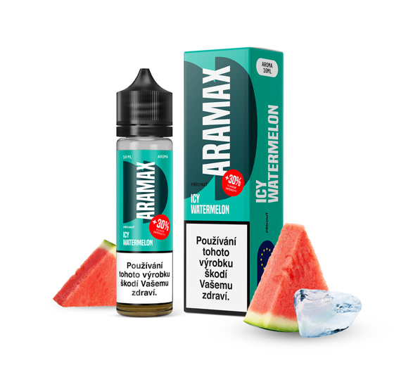 Příchuť Aramax S&V: Icy Watermelon (Ledový vodní meloun)
