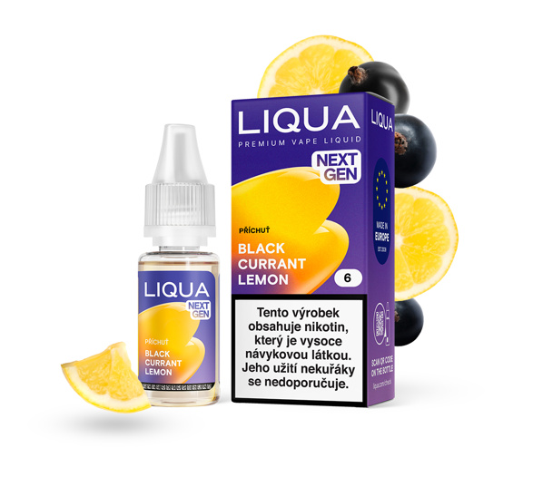 LIQUA Black Currant Lemon (Černý rybíz a citron) 10ml
