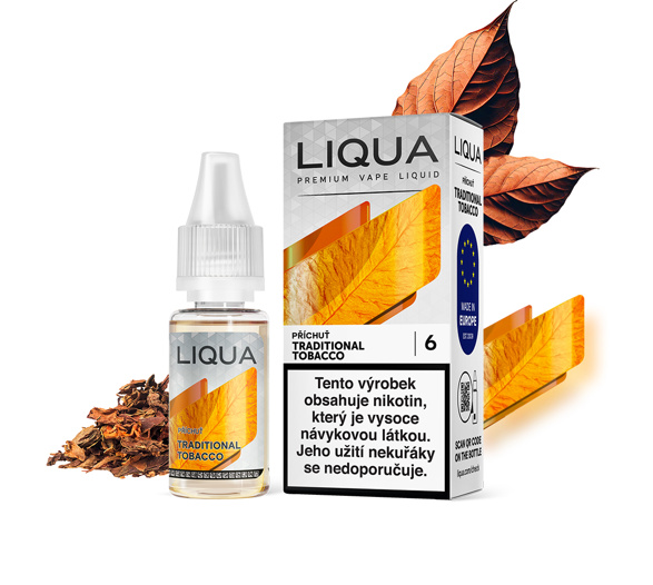 LIQUA Traditional Tobacco (Tradiční tabáková směs) 10ml