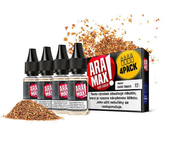 Aramax Classic Tobacco (Klasický tabák) 4x10ml