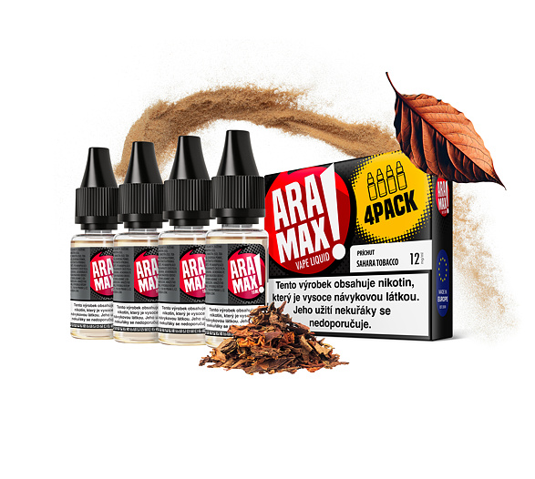 Aramax Sahara Tobacco (Orientální tabák) 4x10ml