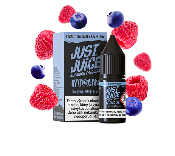 Just Juice Salt Blueberry Raspberry (Borůvka & malina) 10ml