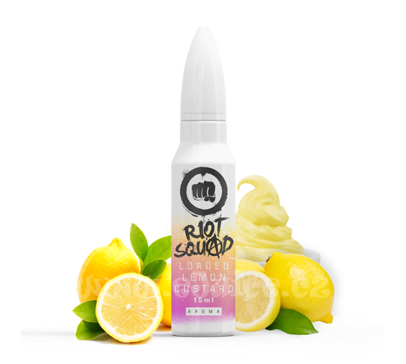 Příchuť Riot Squad S&V: Loaded Lemon Custard (Citronový pudink) 20ml