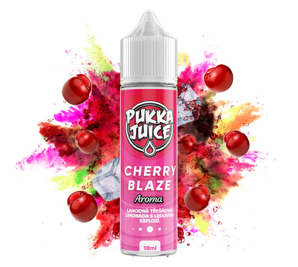 Příchuť Pukka Juice S&V: Cherry Blaze (Ledová třešňová limonáda) 18ml
