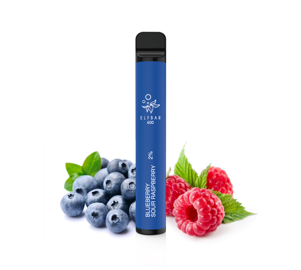 Elfbar 600 Disposable Pod Kit (Blueberry Sour Raspberry)