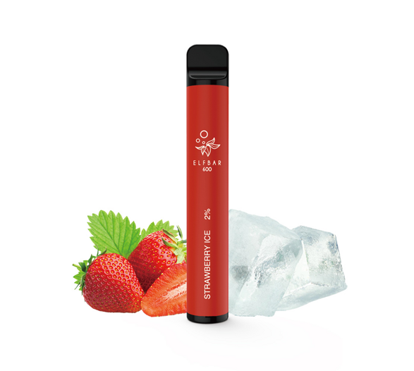 Elfbar 600 Disposable Pod Kit (Strawberry Ice)