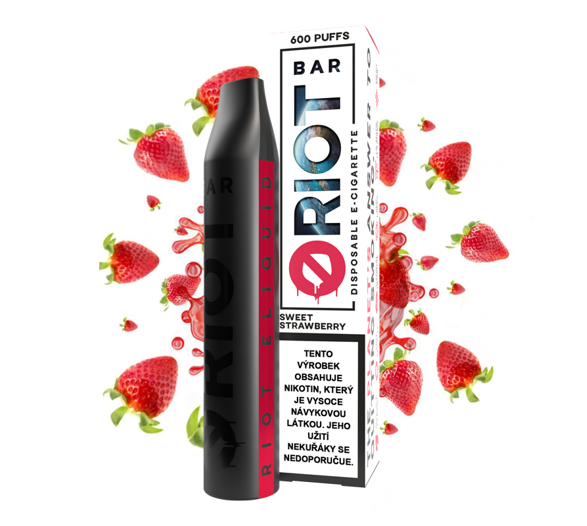Riot Bar Disposable Pod (Sweet Strawberry)