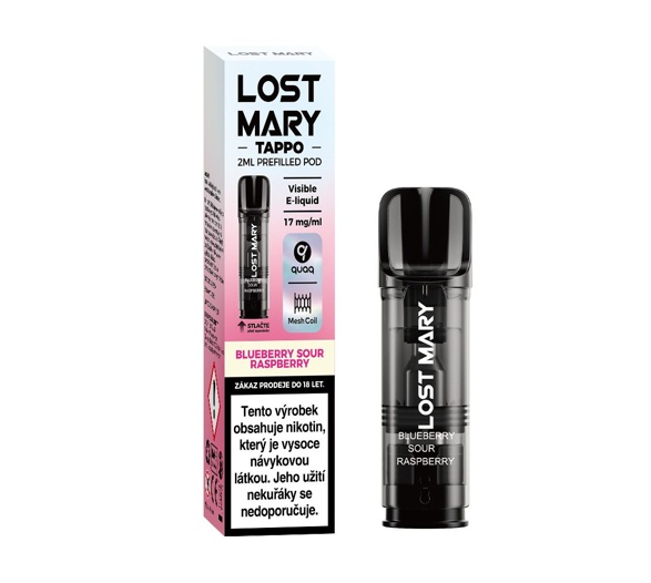 Lost Mary TAPPO předplněná kapsle (Blueberry Sour Raspberry) 1ks