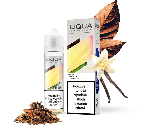 Příchuť LIQUA Mix&Go: Vanilla Tobacco (Vanilková tabáková směs)