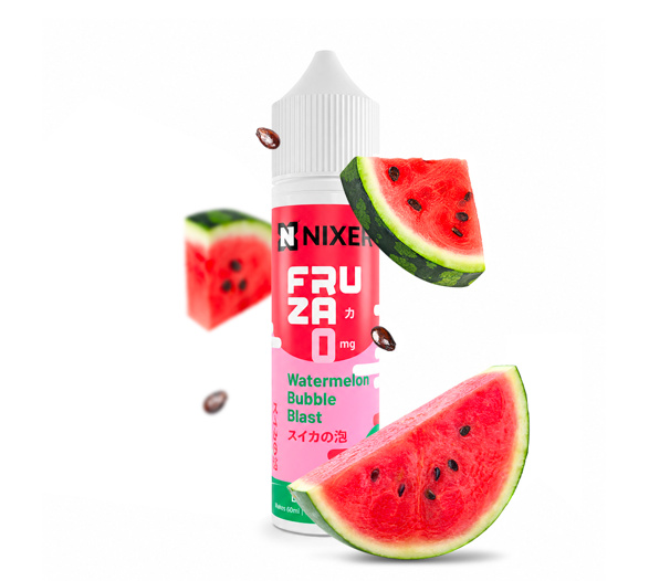 Příchuť Nixer X Fruza S&V: Watermelon Bubble Blast (Vodní meloun)