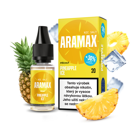 Aramax Salt Pineapple Ice (Ledový ananas) 10ml