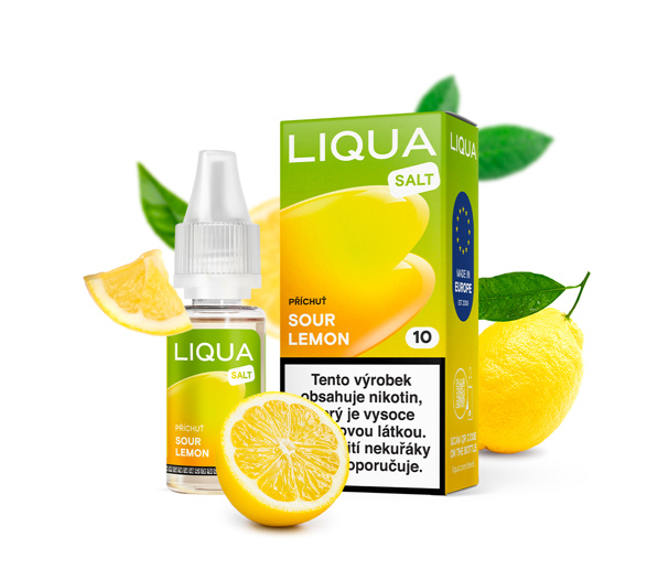 LIQUA Salt Sour Lemon (Nakyslý citron) 10ml