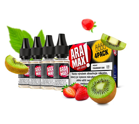 Aramax Strawberry Kiwi (Jahoda a kiwi) 4x10ml