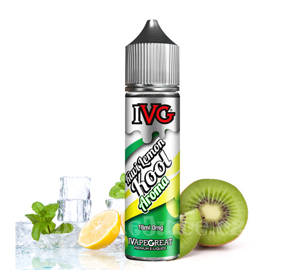 Příchuť IVG S&V: Menthol Kiwi Lemon Kool (Kiwi a citron s mentolem) 18ml