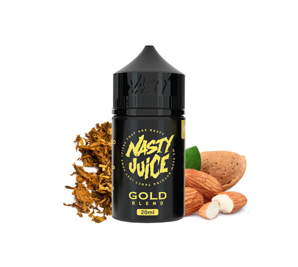 Příchuť Nasty Juice S&V: Gold (Tabák s mandlemi) 20ml