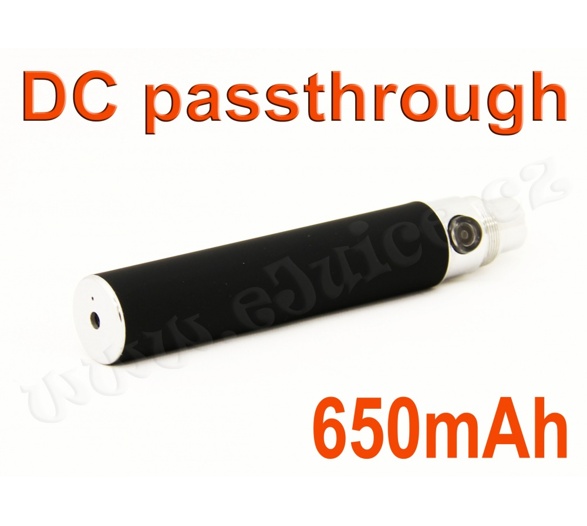 Baterie eGo / DC passthrough (650mAh) - MANUAL (Černá)