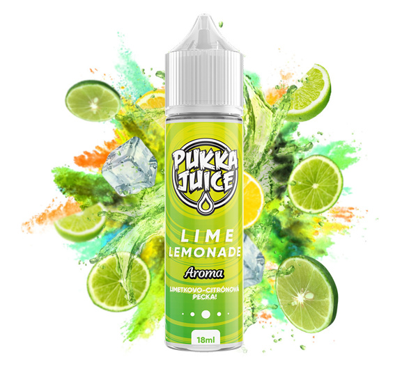 Příchuť Pukka Juice S&V: Lime Lemonade (Limetková limonáda) 18ml