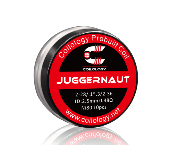 Předmotané spirálky Coilology Juggernaut Ni80 (0,48ohm) (10ks)
