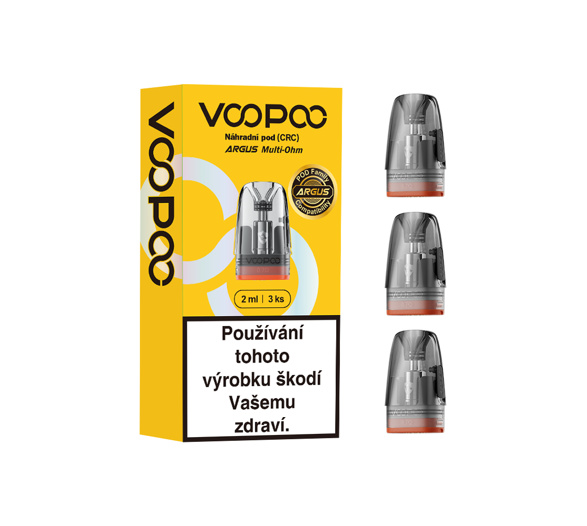 VooPoo Argus Multi-Ohm Pod 2ml náhradní cartridge 3ks