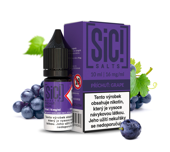 SIC! Salts Grape (Hroznové víno) 10ml